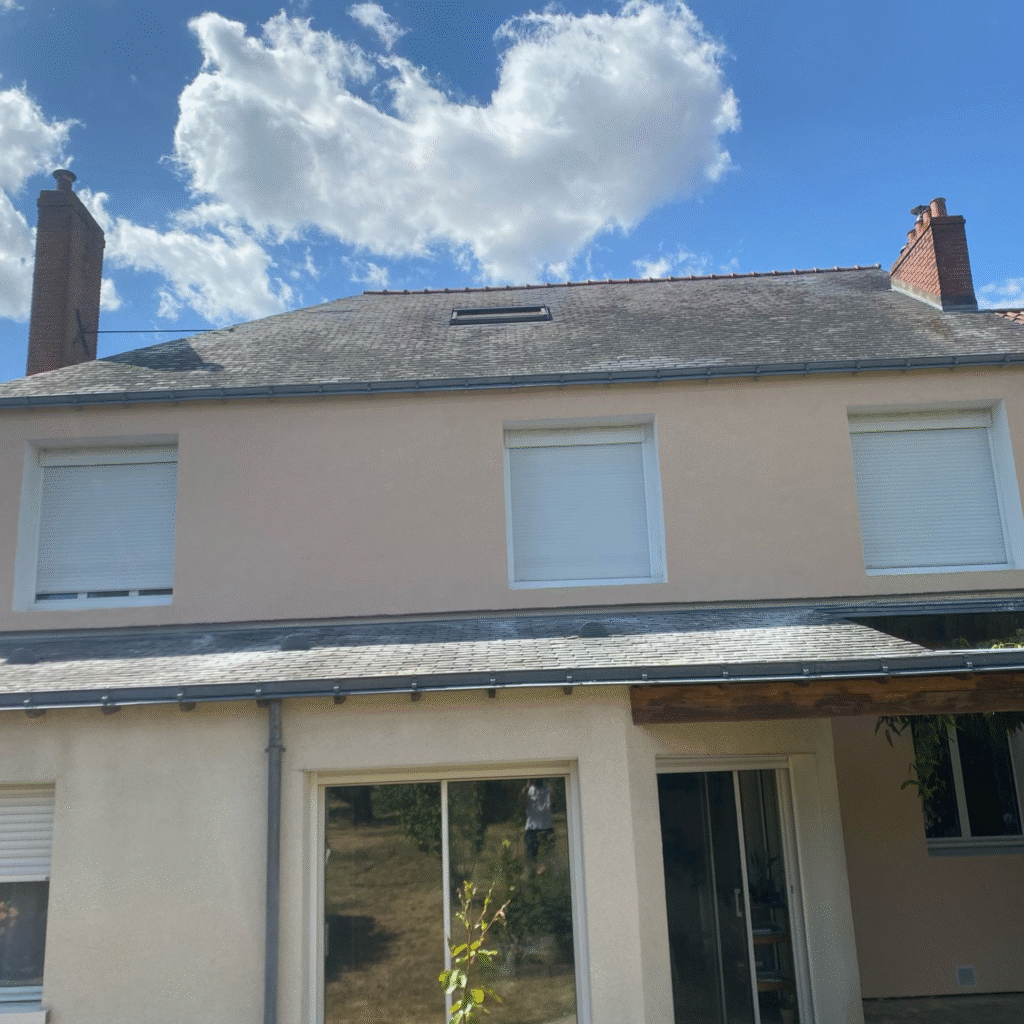 Maison isolée par l'extérieur