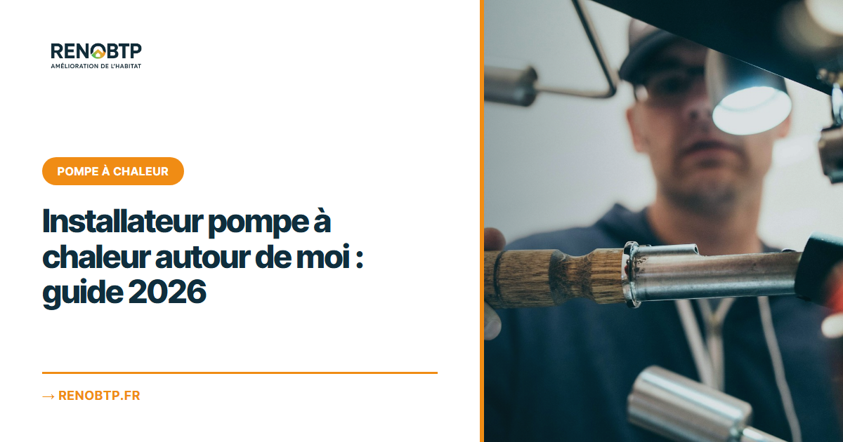 Installateur pompe à chaleur autour de moi : guide 2026