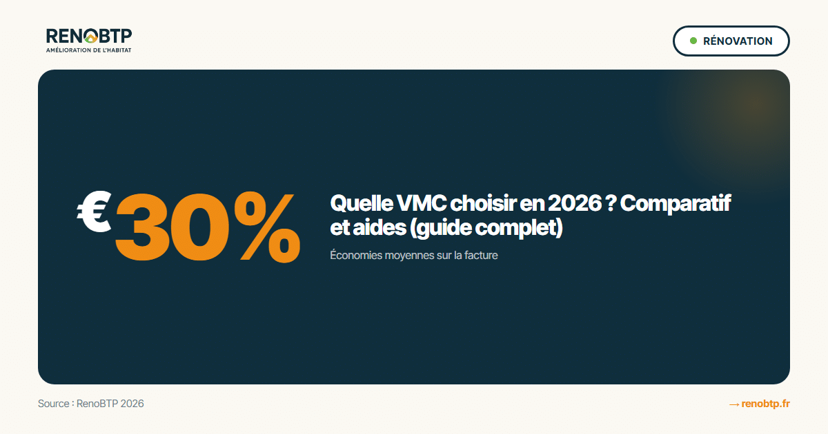 Quelle VMC choisir en 2026 ? Comparatif et aides (guide complet)