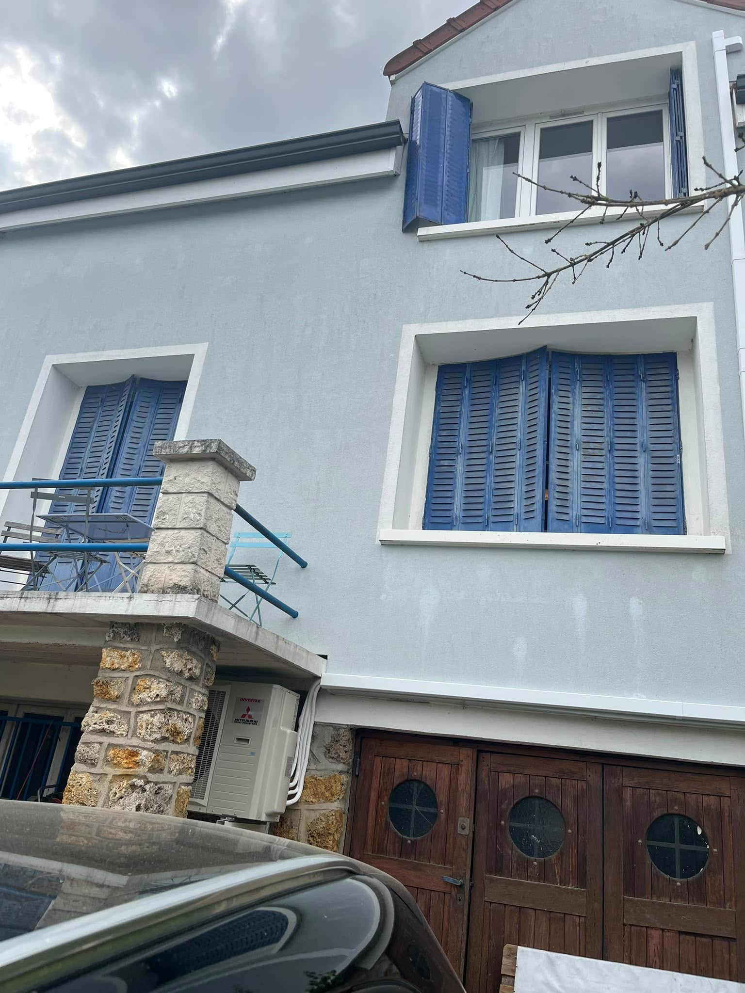 Détail des enduits de finition